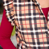 Nora Plaid Puffer Vest
