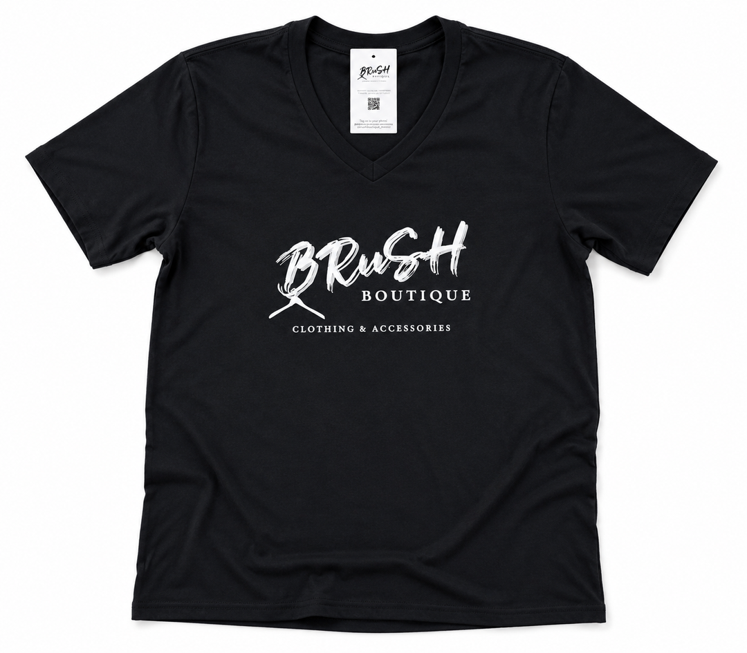 BRuSH Logo V-Neck Tee
