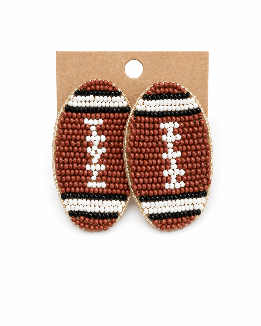 Beaded Sports Earrings