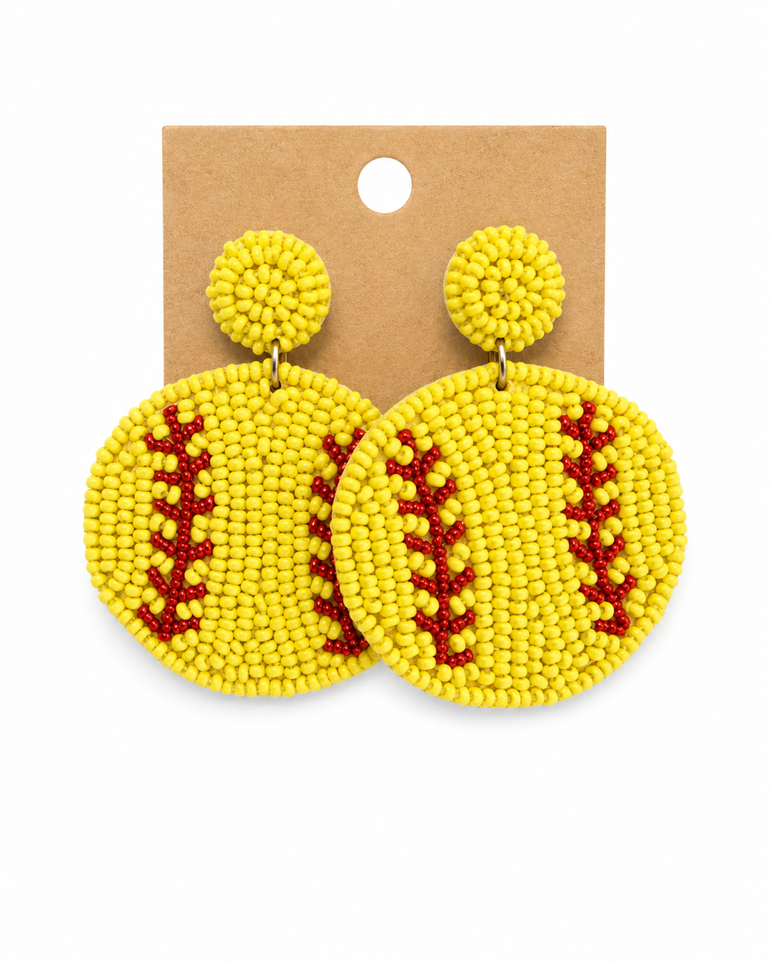 Beaded Sports Earrings