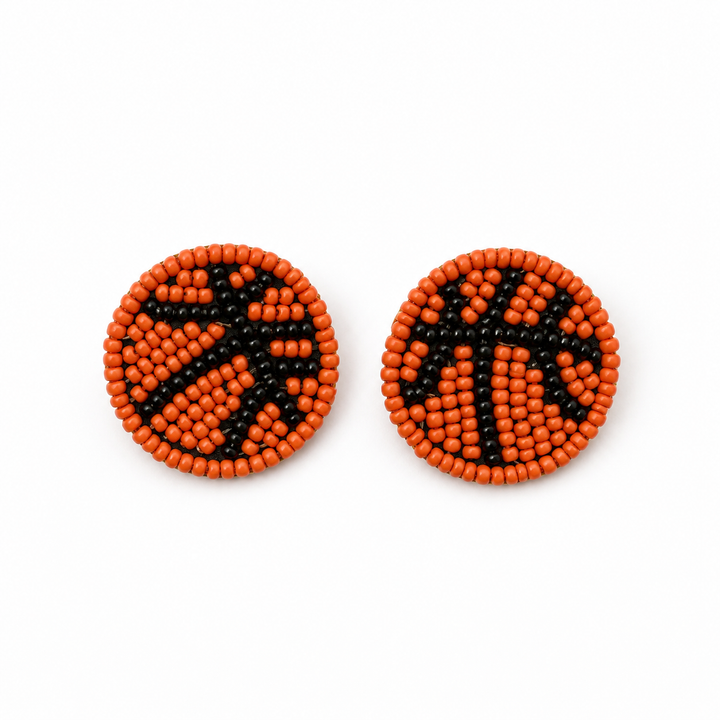 Beaded Sports Earrings