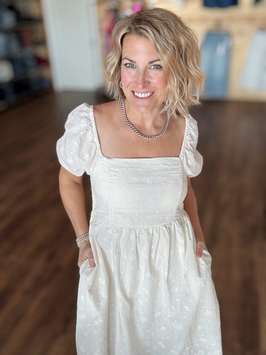 The Abigail Eyelet Dress