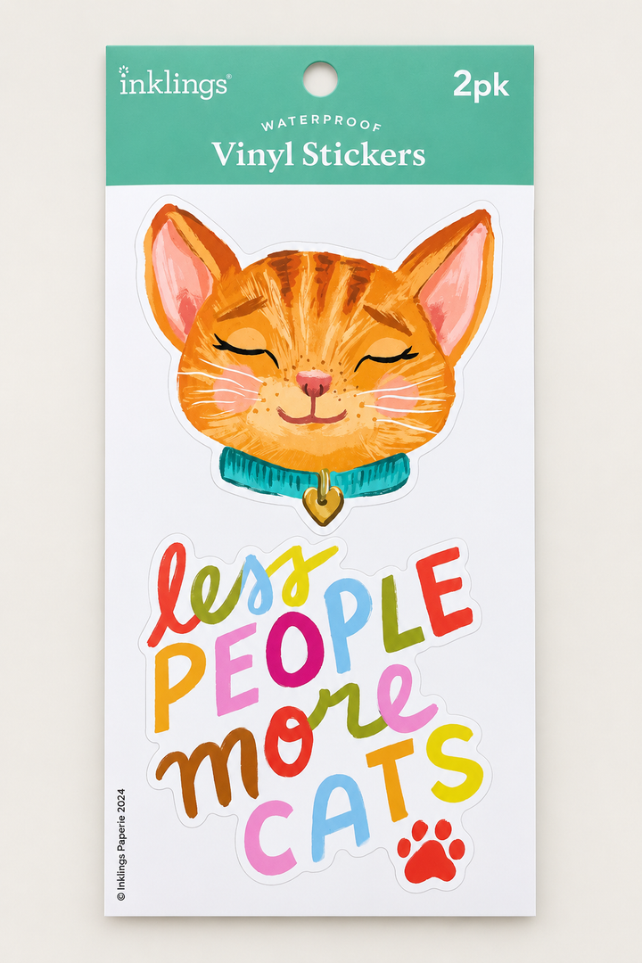 Cat Lover Waterproof Vinyl Stickers