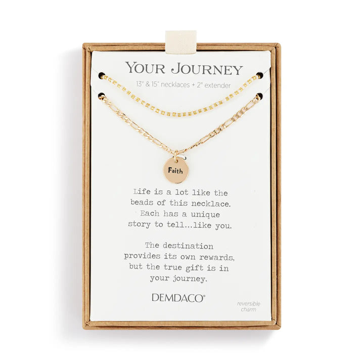 Your Journey Beaded Necklace - Faith