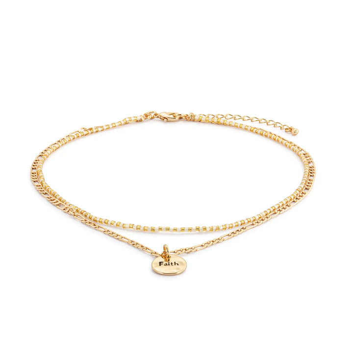 Your Journey Beaded Necklace - Faith