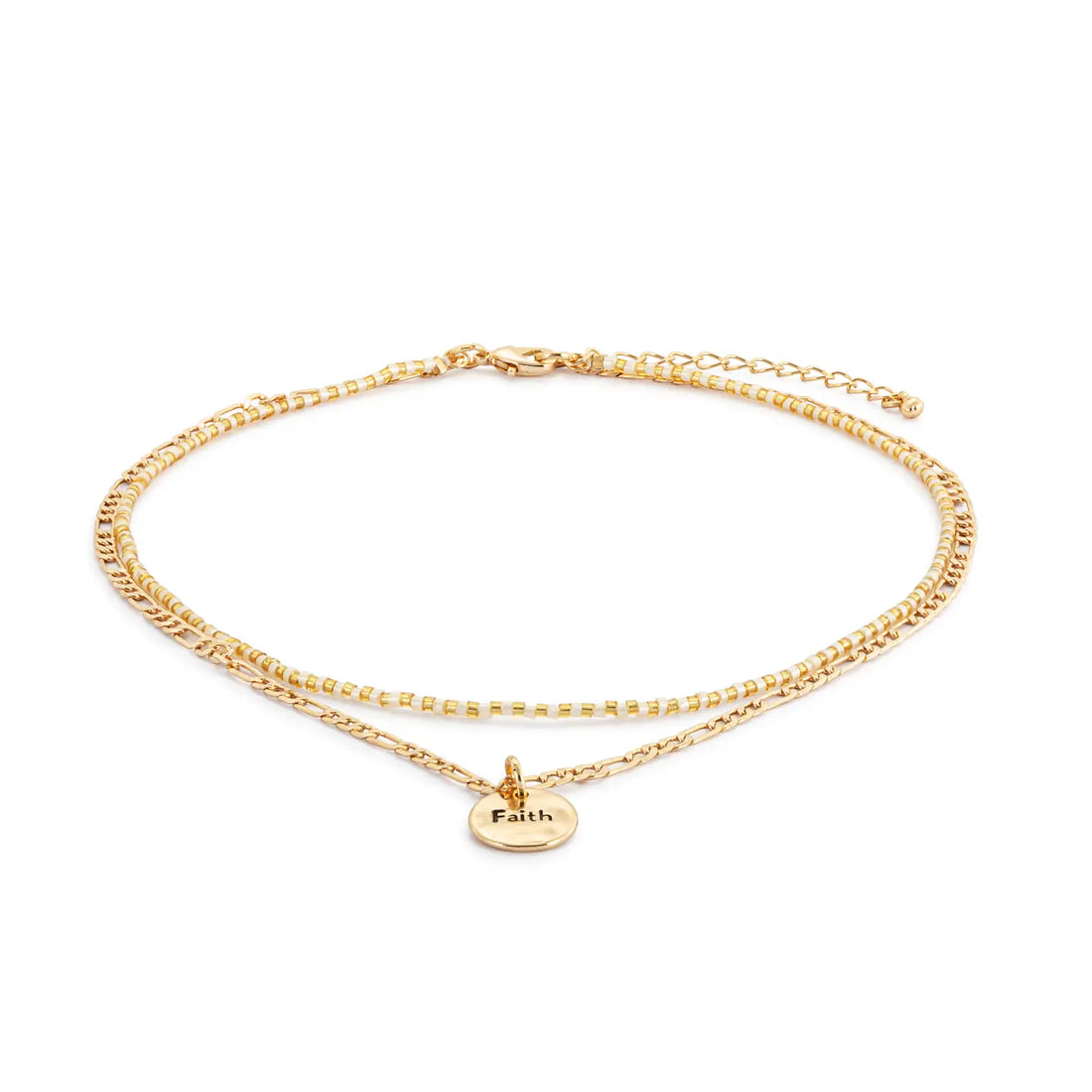 Your Journey Beaded Necklace - Faith