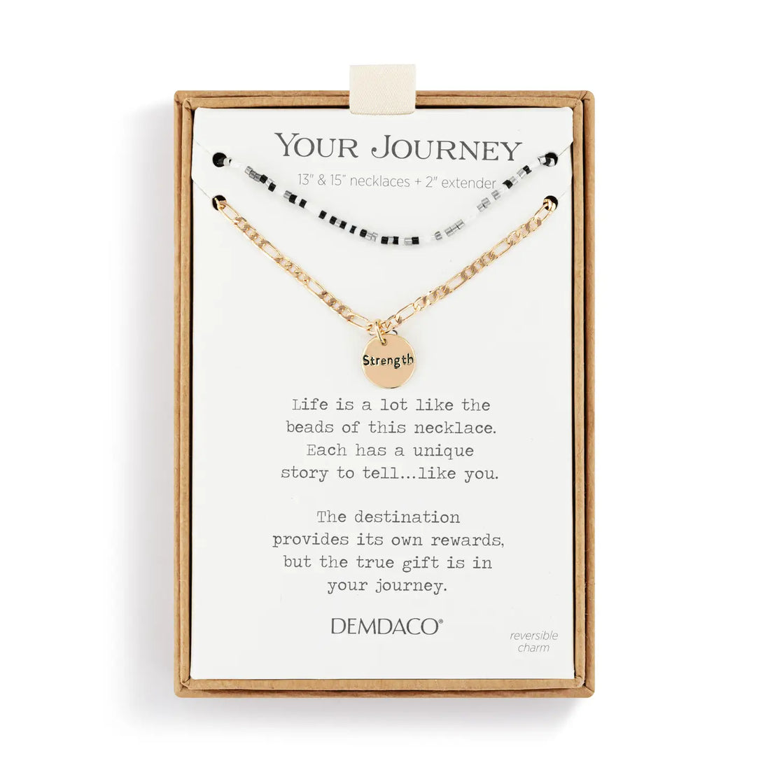 Your Journey Beaded Necklace - Strength