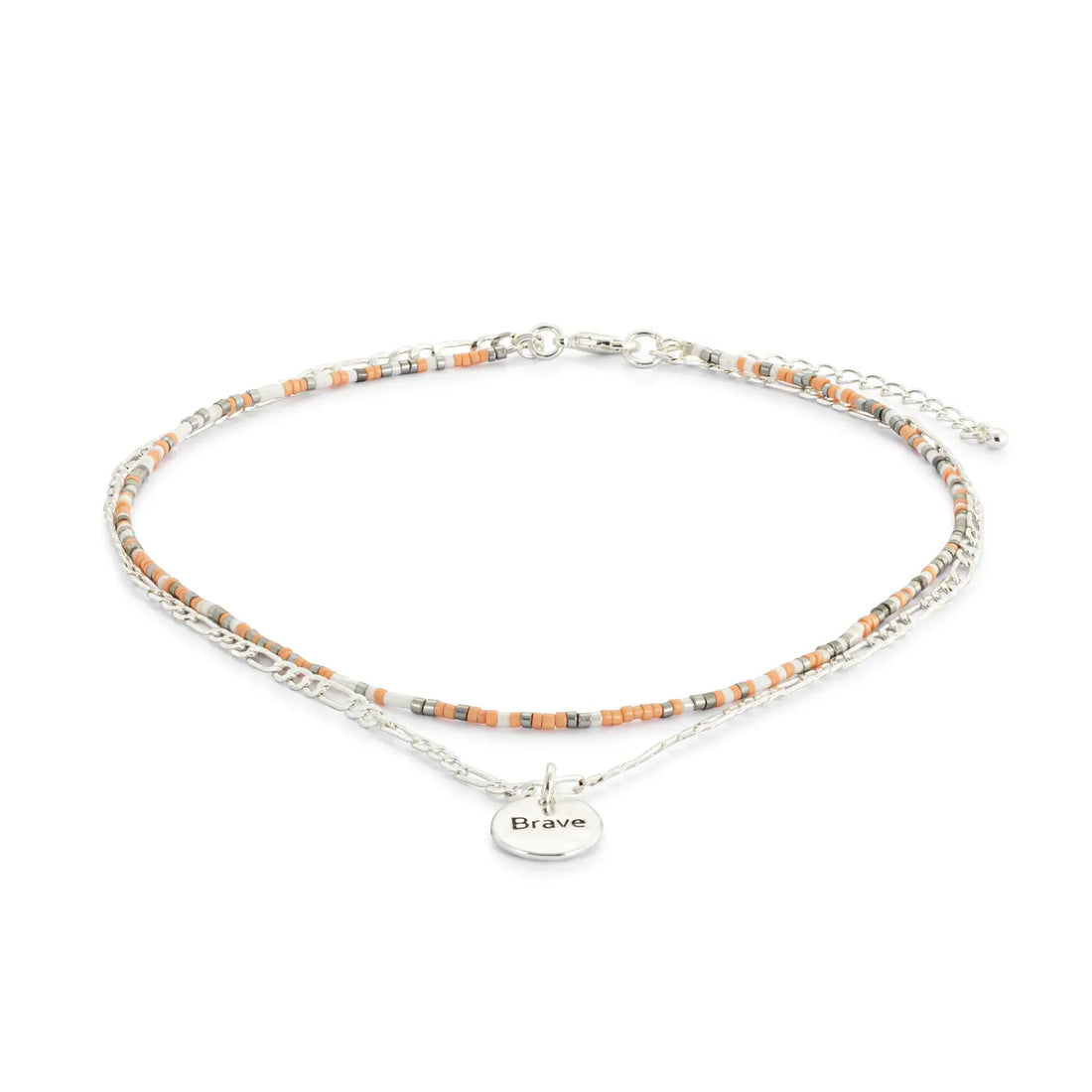 Your Journey Beaded Necklace - Brave