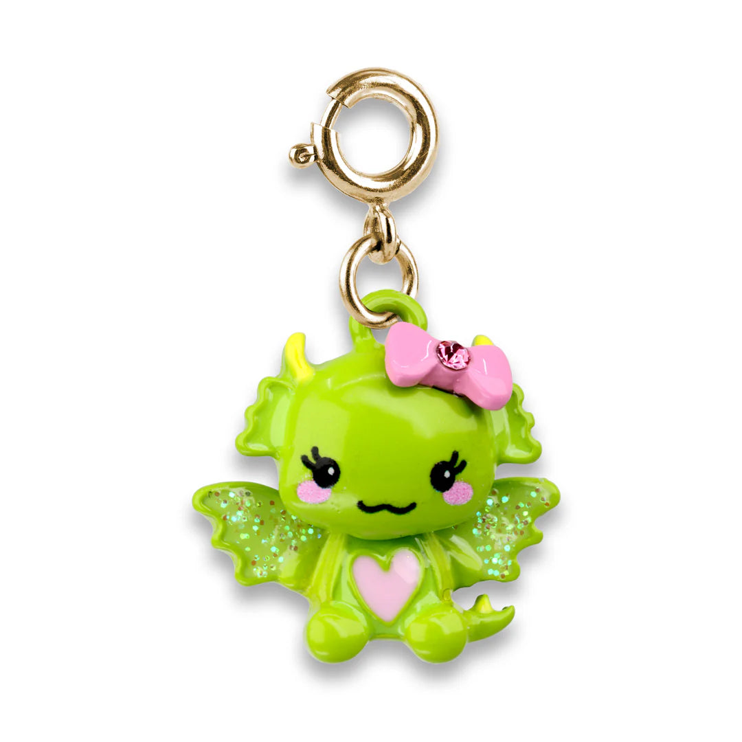 CHARM IT! Gold Swivel Dragon Charm