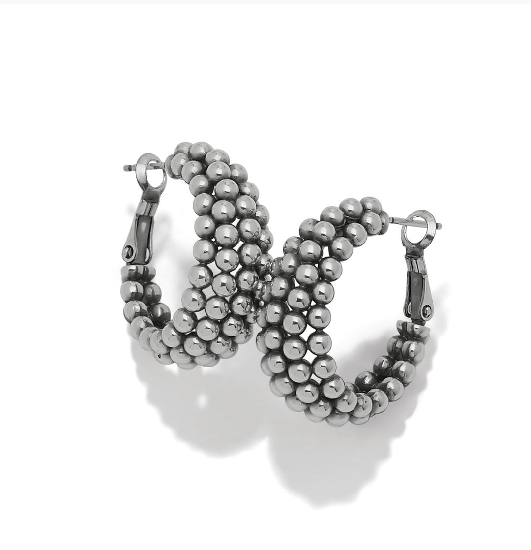 Brighton - Pretty Tough Blossom Hoop Earrings