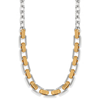 Mosaic Two Tone Links Necklace