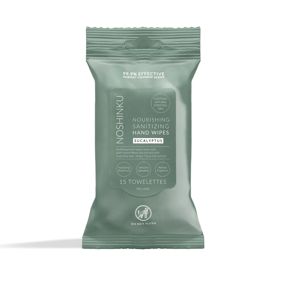 Eucalyptus Nourishing Hand Sanitizing Travel Wipes