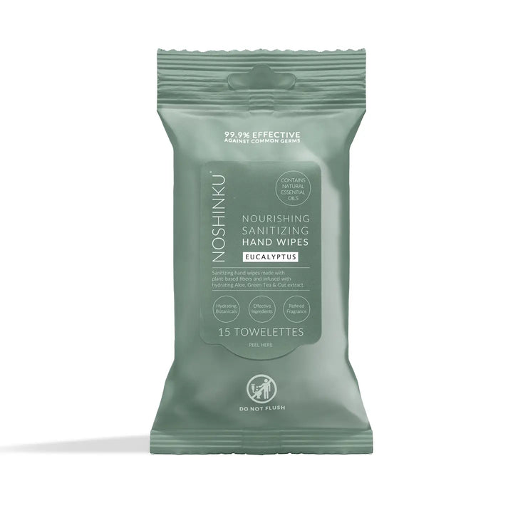 Eucalyptus Nourishing Hand Sanitizing Travel Wipes