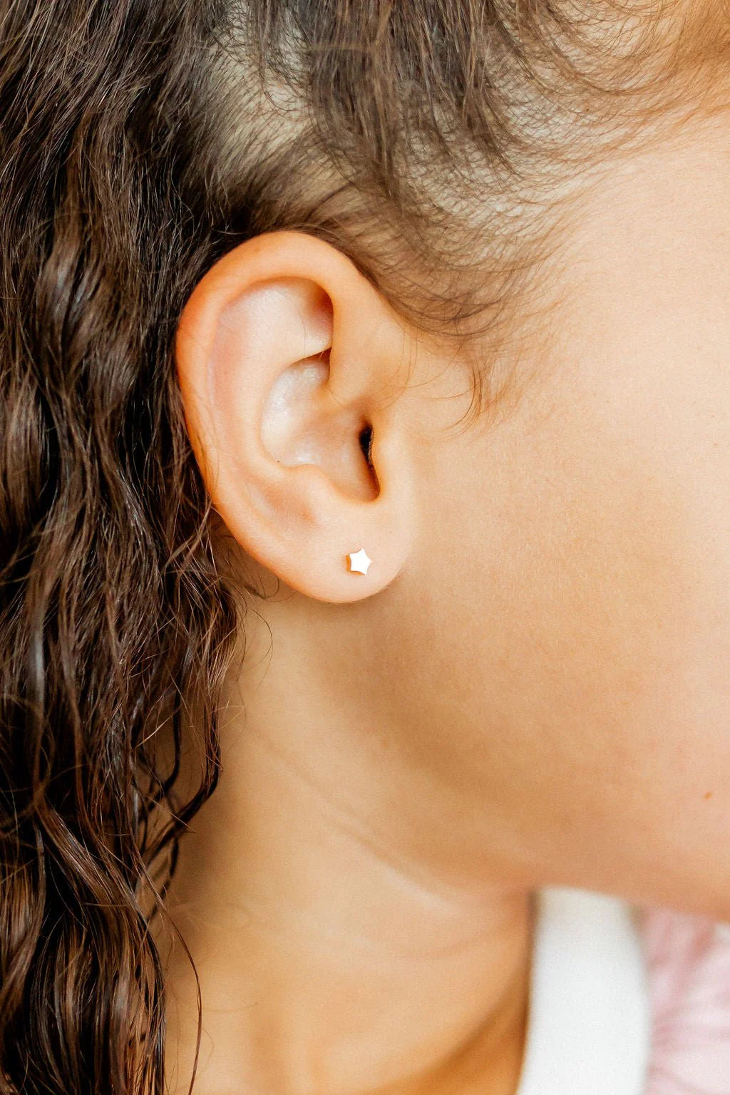 Flat Back Earrings - Stella Star