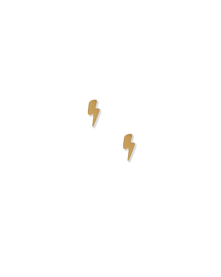 Linny Co - Lightning Bolt Flat Back Earrings