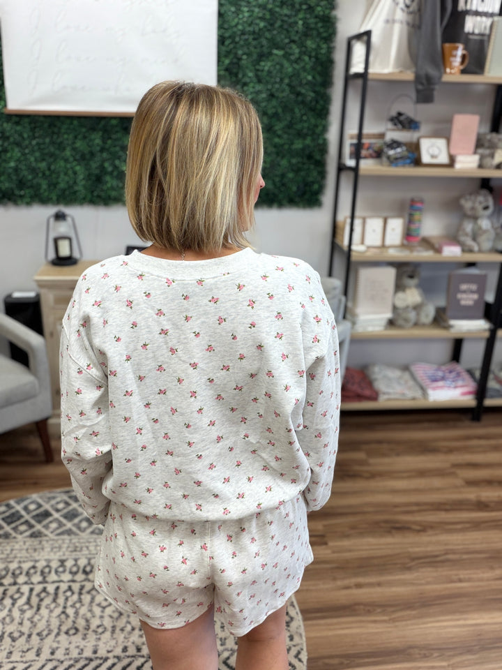 Cottage Rose Floral Lounge Set