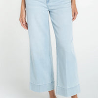 Liverpool - Stride Crop Wide Leg with Embroidery