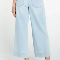 Liverpool - Stride Crop Wide Leg with Embroidery