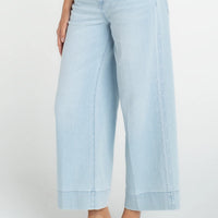 Liverpool - Stride Crop Wide Leg with Embroidery