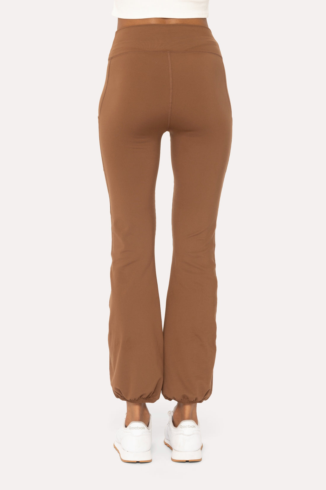 Bubble Hem Leggings - Cocoa Dust