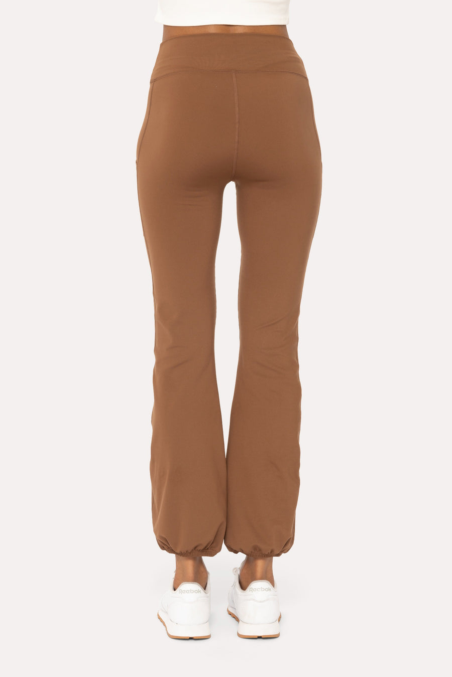 Bubble Hem Leggings - Cocoa Dust