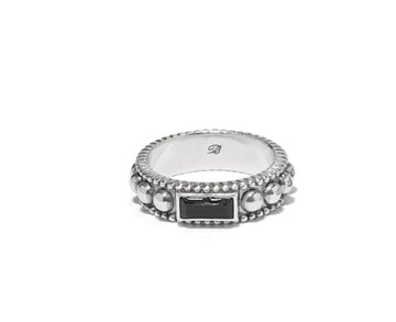Pretty Tough Gem Ring - Black