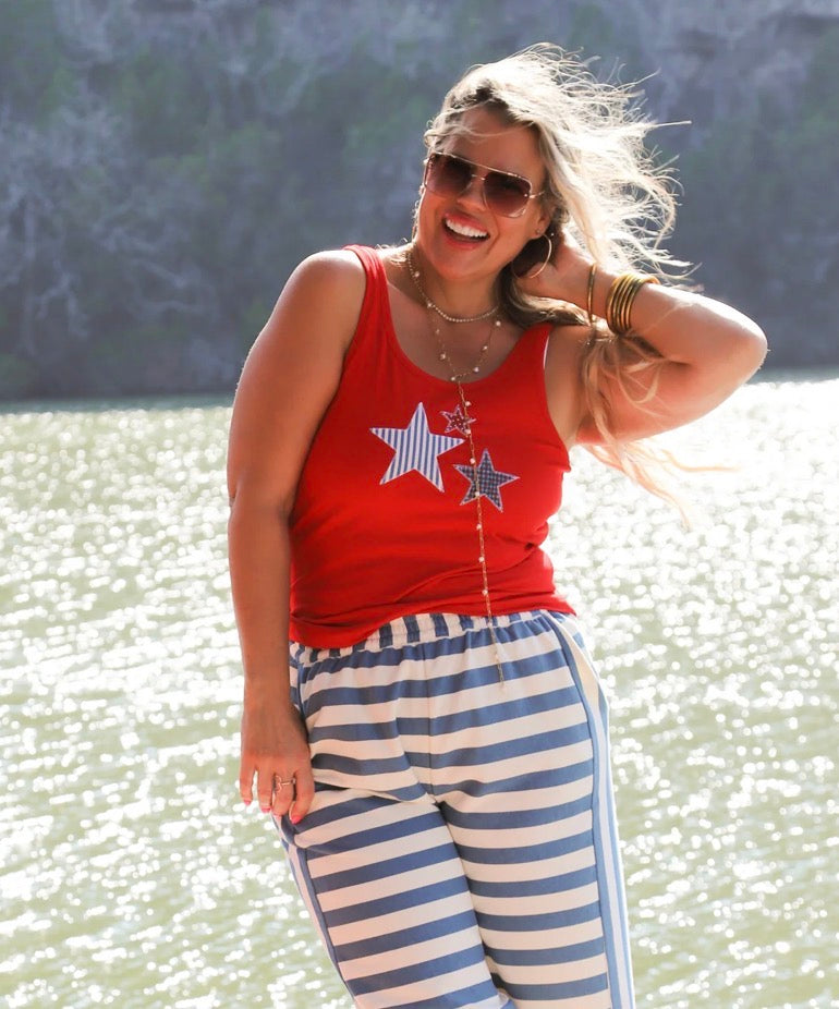 Americana Edit: Indie Star Patch Tank {Special Order}