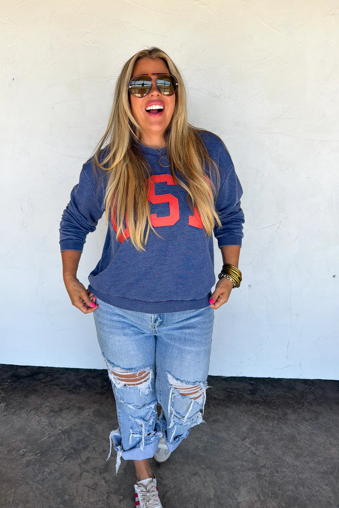 Americana Edit: Bristol USA Pullover {Special Order}
