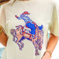 Americana Edit: Rodeo Queen Waffle Tee {Special Order}