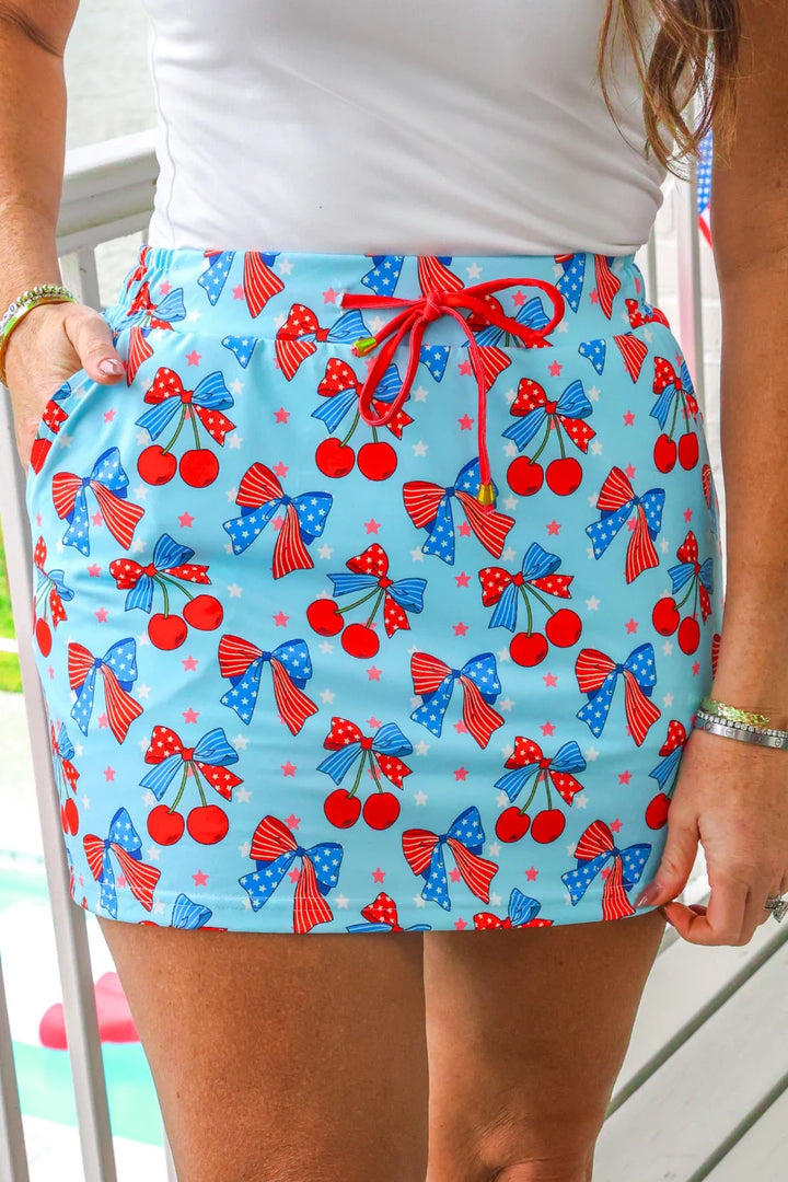Americana Edit: Best Ever Skort - All American Cherry {Special Order}