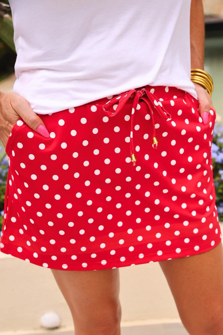 Americana Edit: Best Ever Skort - Red Polka Dot {Special Order}
