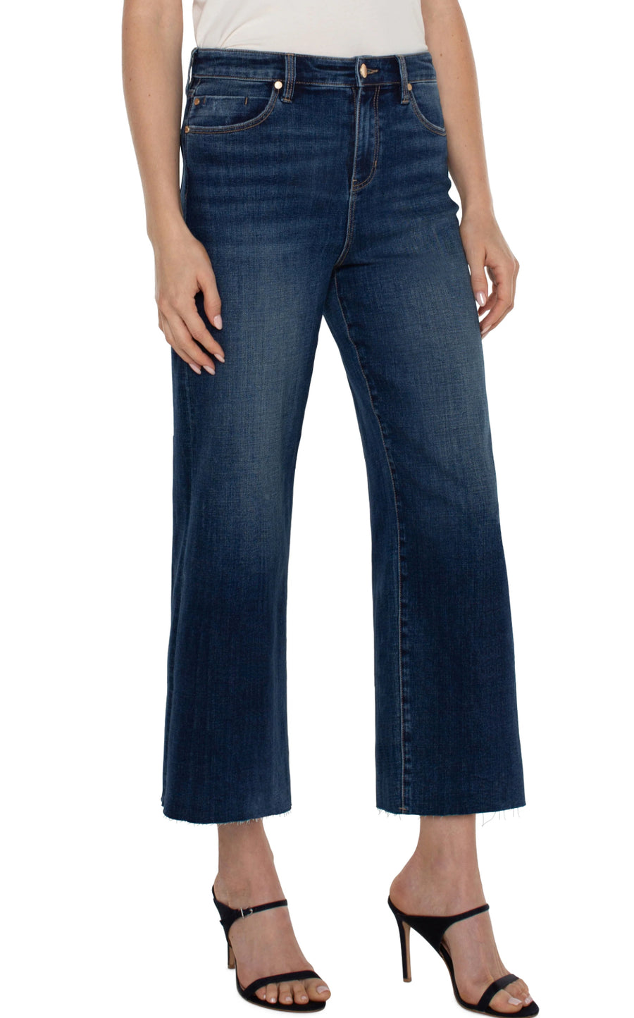 Liverpool - Stride Hi-rise With Cut Hem