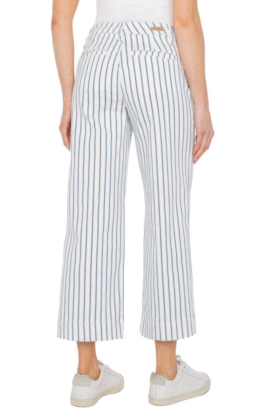Liverpool - Wide Leg Crop with Patch Pockets