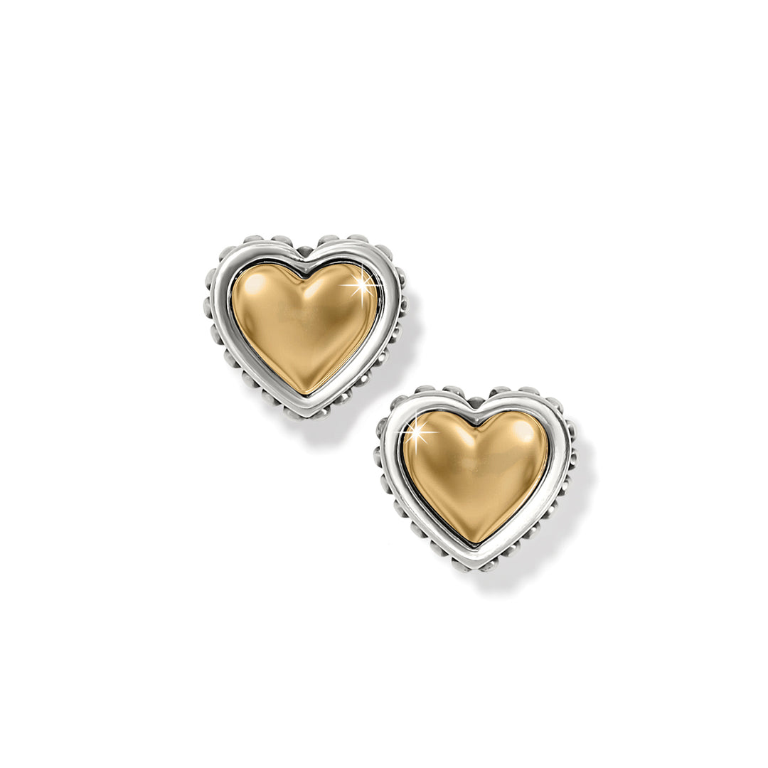 Brighton - Pretty Tough Petite Heart Post Earrings