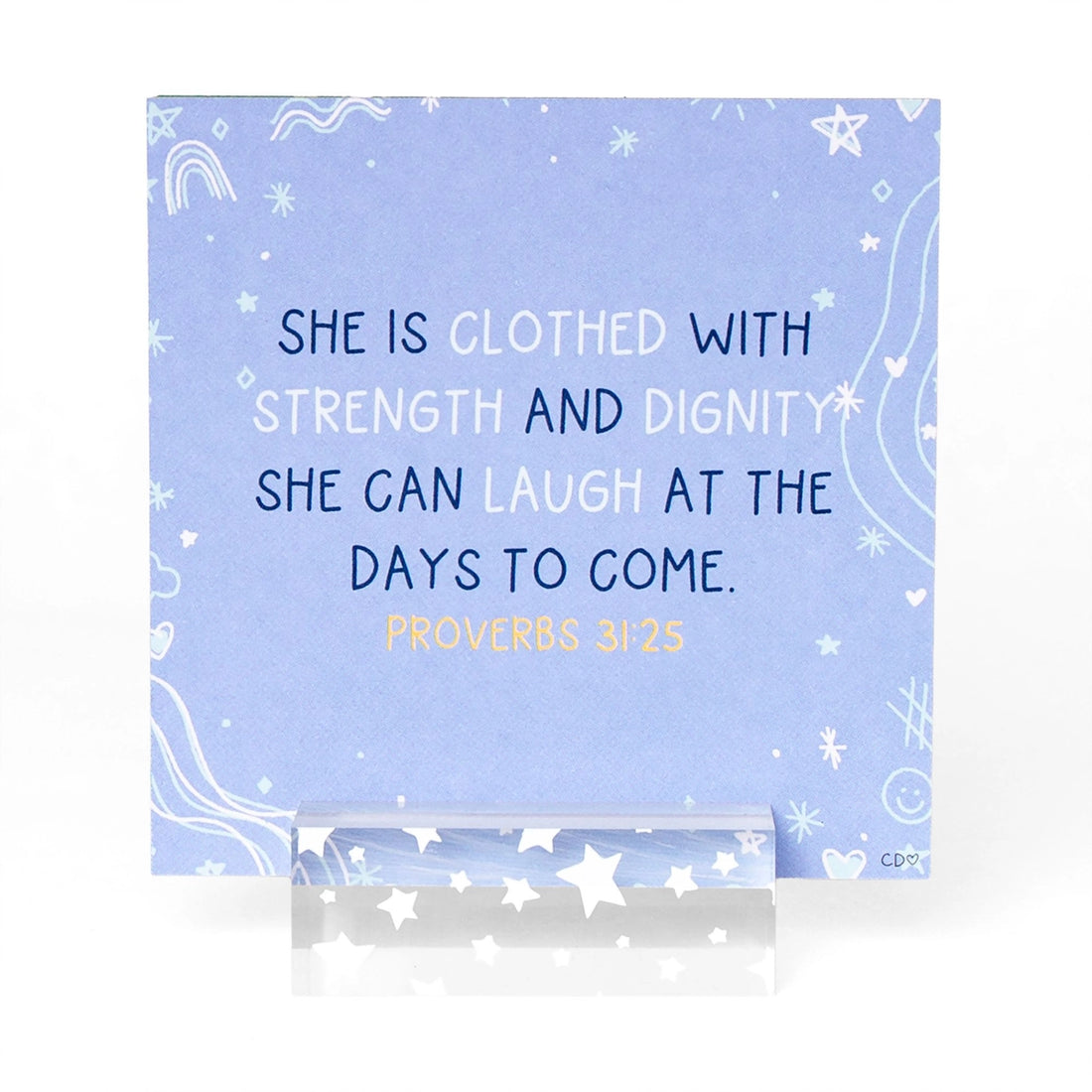 Verses for Mothers - Bible Verse Card Set + Stand