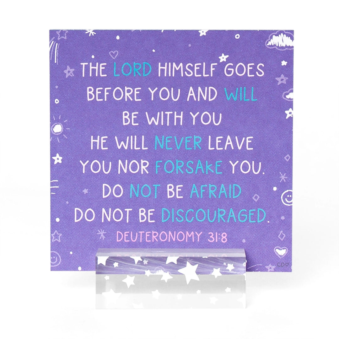 Verses for Peace - Bible Verse Card Set + Stand