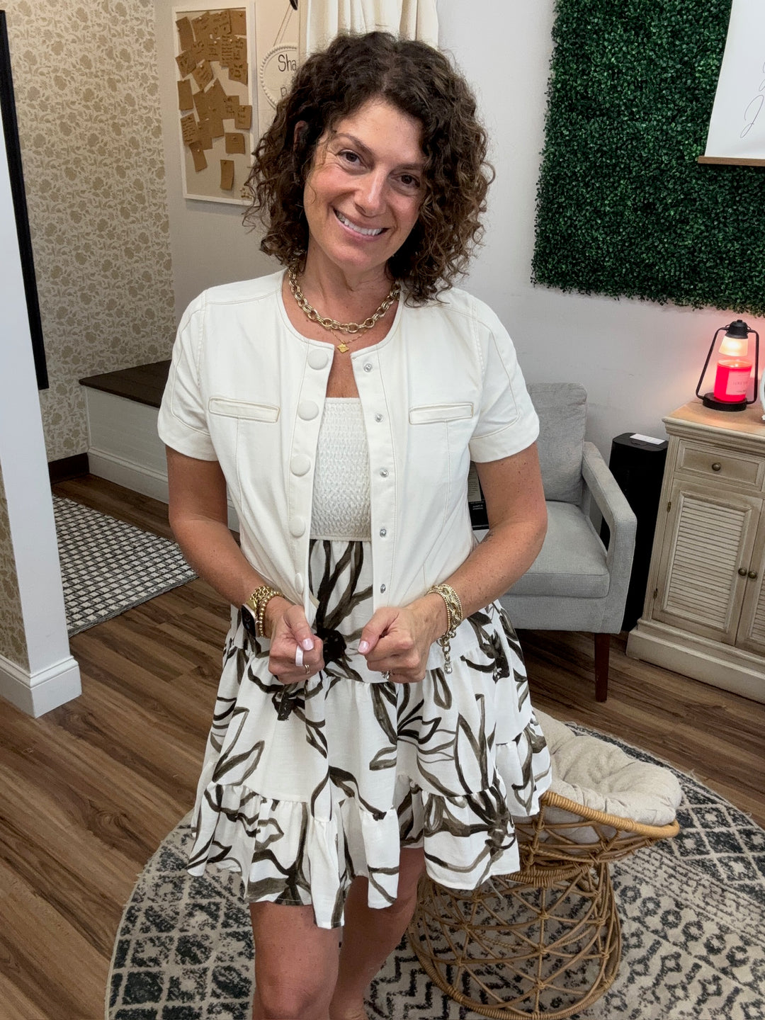 Sunlit Garden Smocked Dress