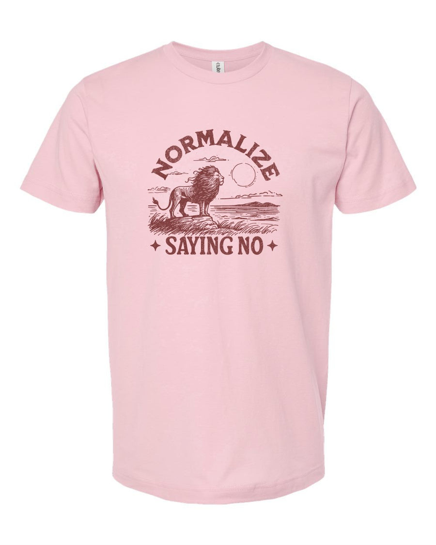 Normalize Saying No Graphic Tee | Special Order