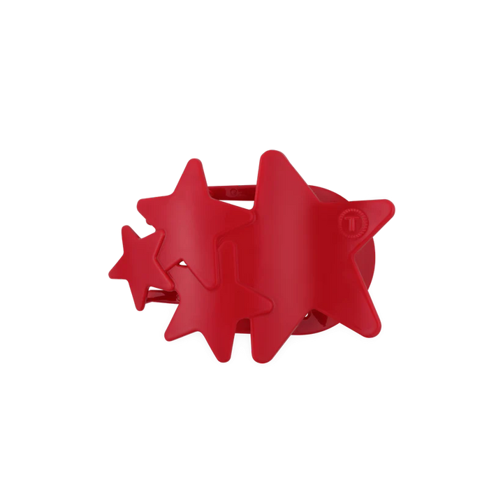 Teleties - Red Shooting Star Medium Flat Hair Clip