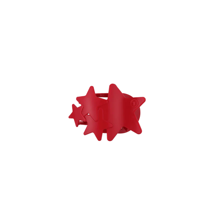 Teleties - Red Shooting Star Tiny Flat Hair Clip