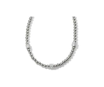 Meridian Petite Beads Station Necklace