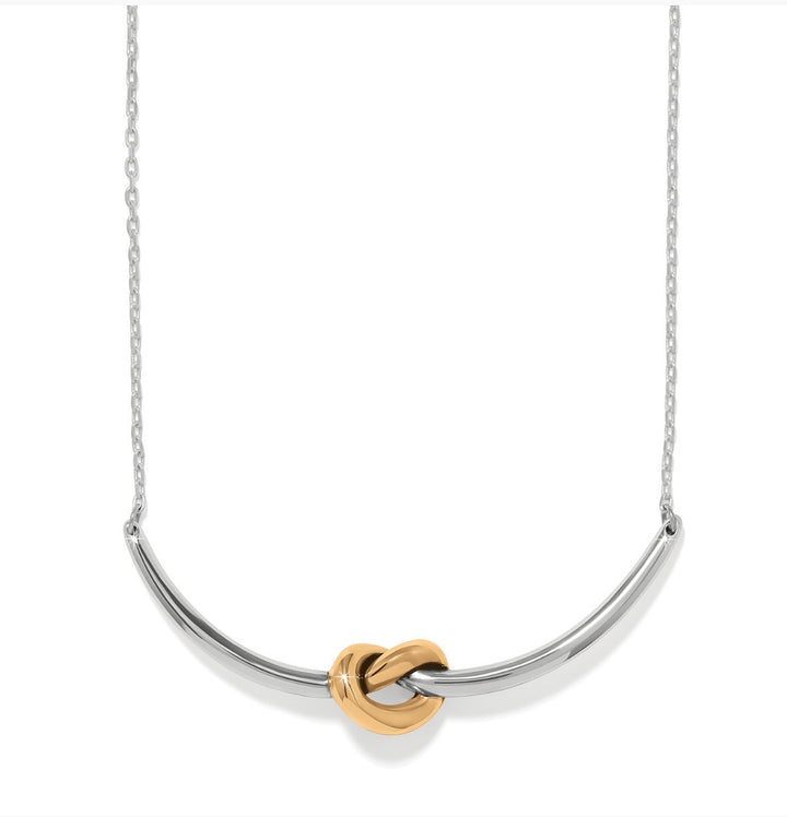 Brighton - Interlok Single Knot Two-Tone Necklace