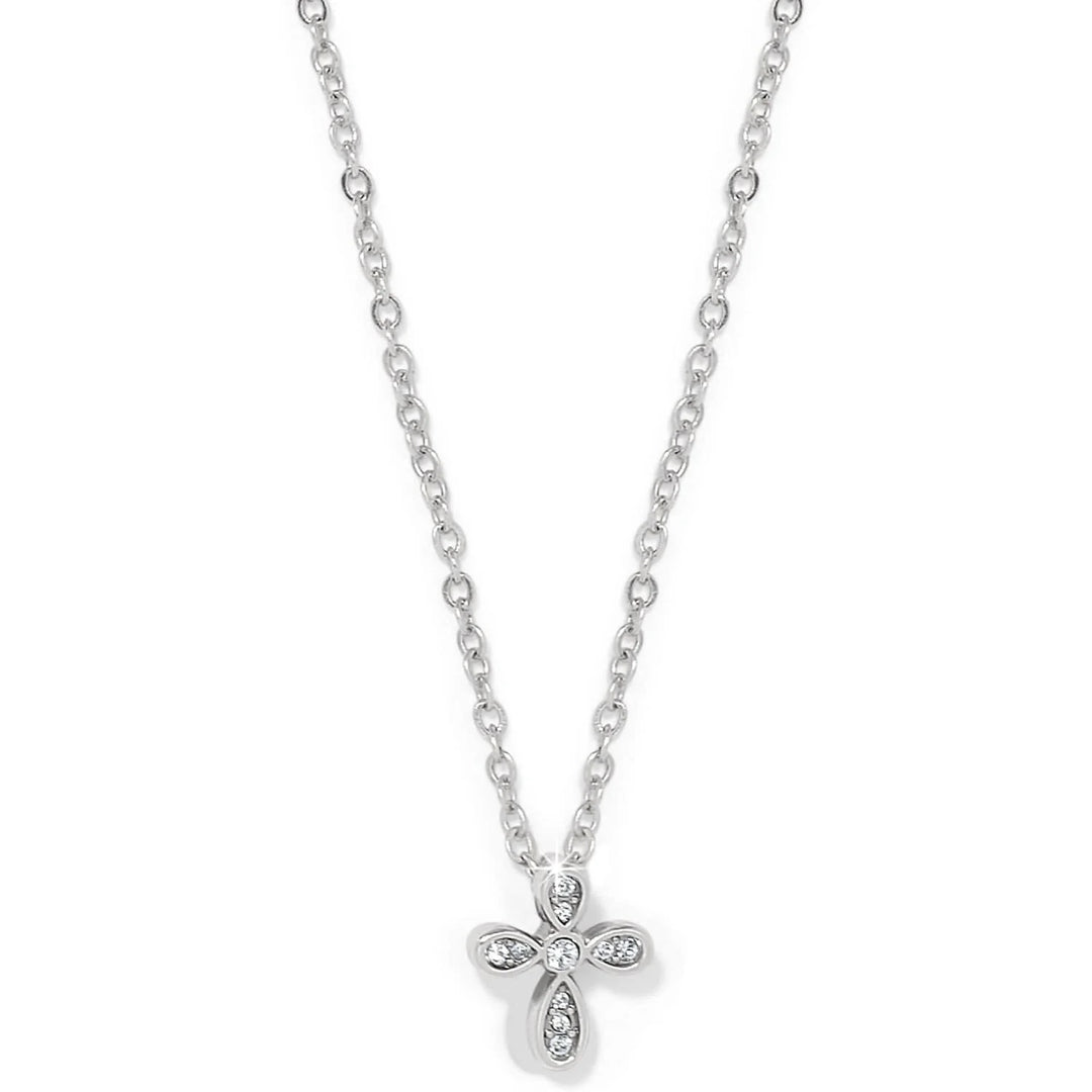 Enchanting Cross Silver Necklace