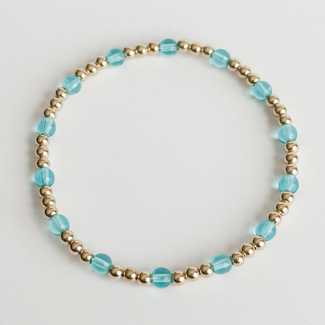 Brielle Bracelet in Light Aqua | Waterproof