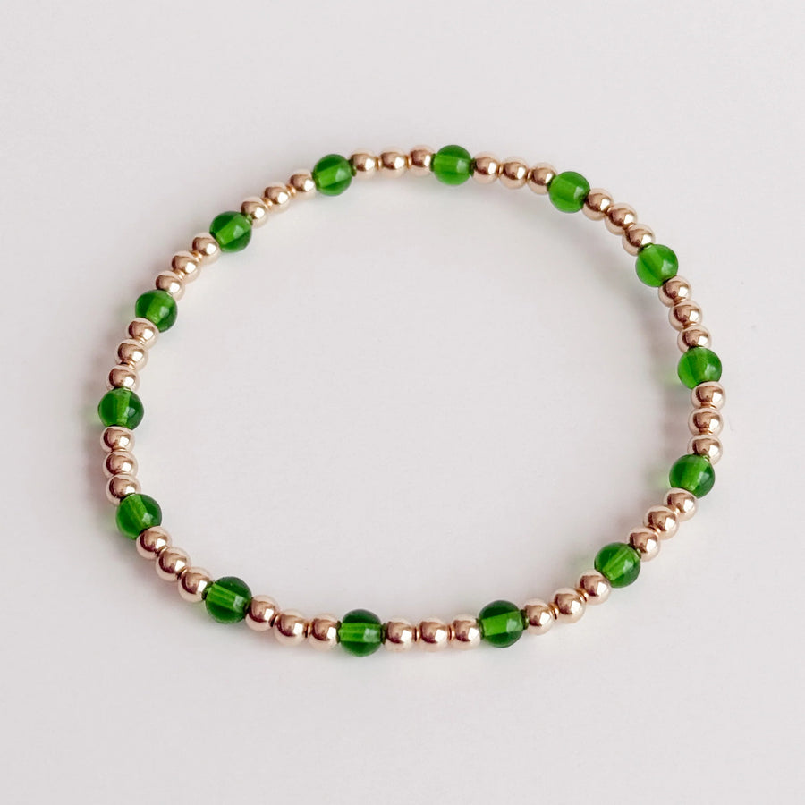 Brielle Bracelet in Emerald | Waterproof