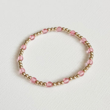 Brielle Bracelet in Pink | Waterproof