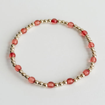 Brielle Bracelet in Apricot | Waterproof