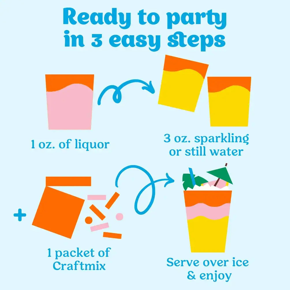 Craftmix Spiked Apple Cider Cocktail/Mocktail Mix - 12 Pack Multipack