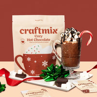 Craftmix Cozy Hot Chocolate Cocktail/Mocktail Mix - 12 Pack Multipack