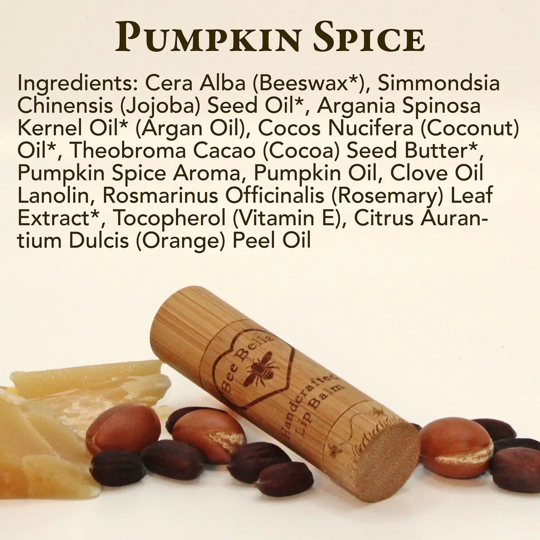 Bee Bella All-Natural Lip Balm - Pumpkin Spice